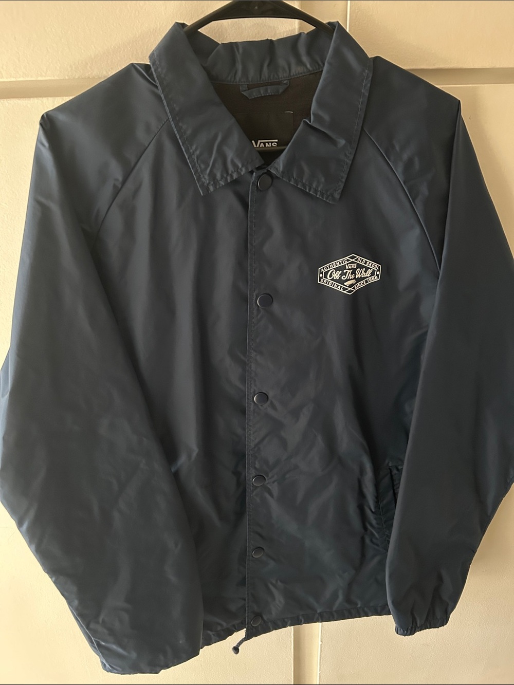Vans Men's Dark Navy Coach Windbreaker Jacket